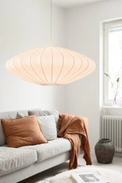 Watt & Veke Abat-jour Ellipse 65 Cm Coton -Lampes Boutique 501802 01 3 EnvironmentImage 81c88d69e2