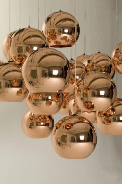 Tom Dixon Suspension Copper Round LED Ø45 Cm -Lampes Boutique 581661 01 71 ProductImageCollection 33616de599