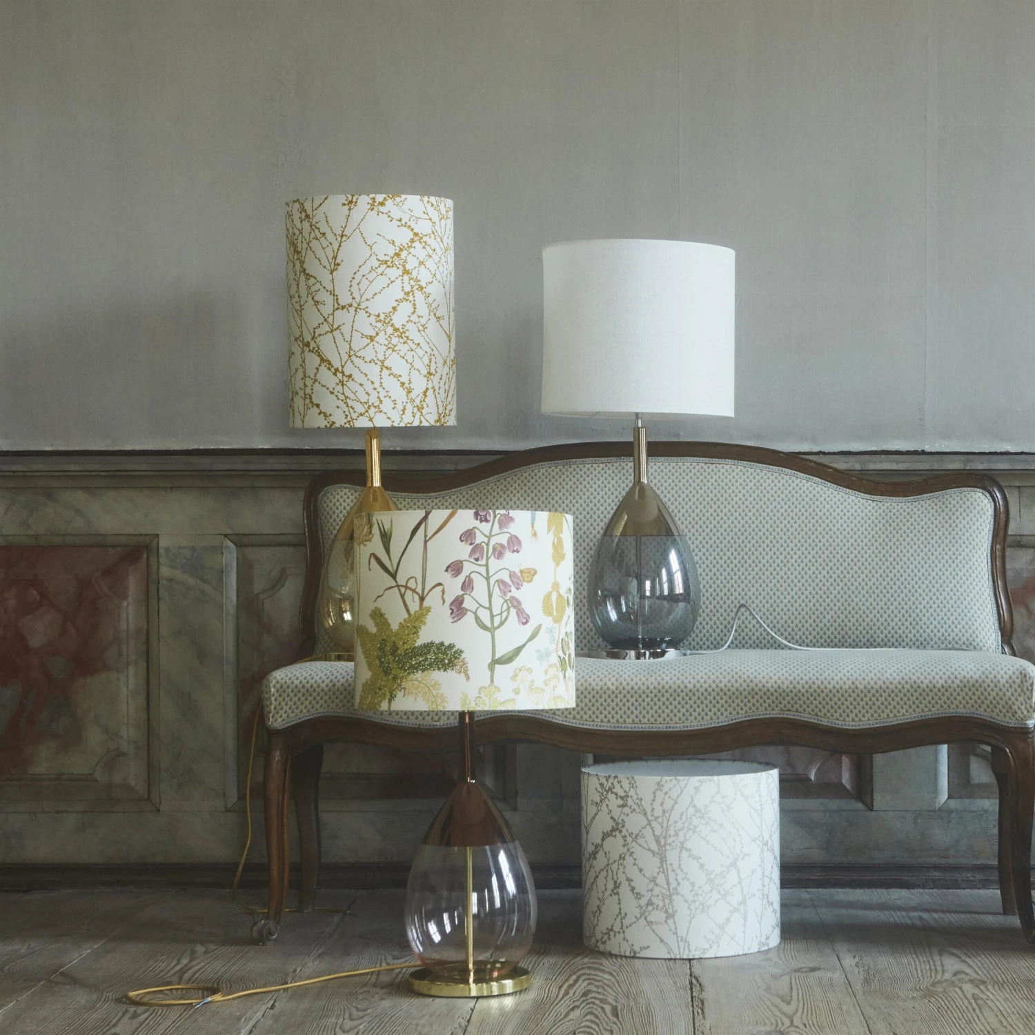 Abat-jour Table Botanical Ø 35 Cm 4 Abat-jour Table Botanical Ø 35 Cm – Image 2